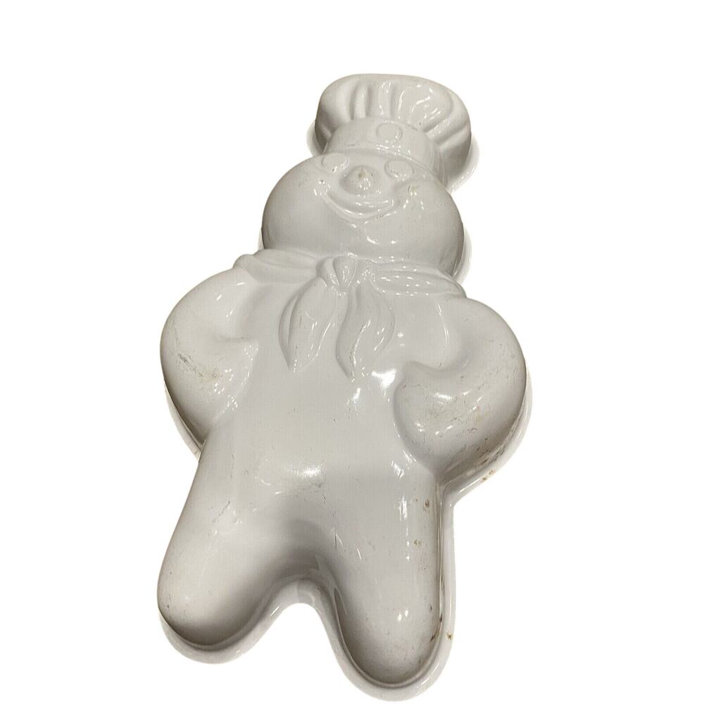 Vintage Large 14' x 8" PILLSBURY DOUGH BOY baking jello mold POPPIN FRESH - LN
